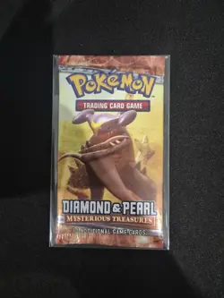 Pokemon Mysterious Treasures booster pack garchomp sealed - Image 1