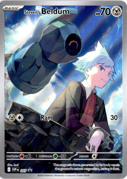 Steven's Beldum 207 Pokemon Scarlet & Violet Promo NM - Image 1