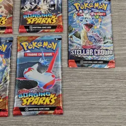 Pokemon TCG Booster Pack Bundle Surging Sparks Full Art Set + 2 Extra Packs New - Image 5