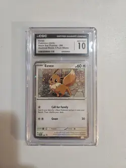 Eevee SVP200 (Cosmos Holo) Pokemon TCG Scarlet & Violet Promo CGC Gem Mint 10 - Image 1