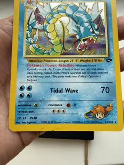 Misty’s Gyarados Holo 13/132 – Gym Challenge (2000) – WOTC – Vintage Pokemon - Image 4