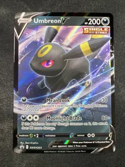 Pokemon TCG - Umbreon V SWSH203 Black Star Promo Ultra Rare - NM - Image 1