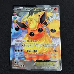 2016 Pokemon FLAREON EX RC28 /RC32 Radiant Collection Holo XY Generations Set NM - Image 5