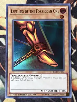 Yugioh: Left Leg Of The Forbidden One - LART-EN003 - Ultra Rare - Limited Ed HP - Image 1