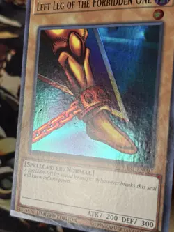 Yugioh: Left Leg Of The Forbidden One - LART-EN003 - Ultra Rare - Limited Ed HP - Image 4