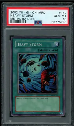 PSA 10 GEM MINT Heavy Storm MRD-142 SUPER RARE 2002 Original Print - Image 1