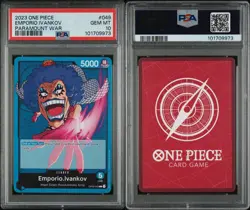 PSA 10 Emporio.Ivankov OP02-049 Leader One Piece TCG Paramount War - Image 1