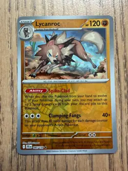 085/159 Journey Together Lycanroc Reverse Holo Pokemon TCG Pack Fresh Card - Image 1