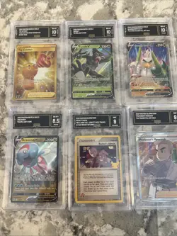 Pokemon GMA Graded Lot of 6 Slab Cards Pristine - Image 1