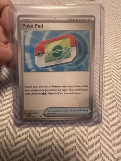 Pokemon TCG Poke Pad 198/217 ASC Trainer Item Card 2026 Regular - Image 1