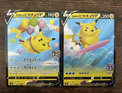 Pokemon Card Flying Pikachu Surfing Pikachu 023/028 021/028 - Image 1