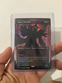 Magic: The Gathering Super Shredder TMNT Mythic Black Foil Legendary Creature - Image 1