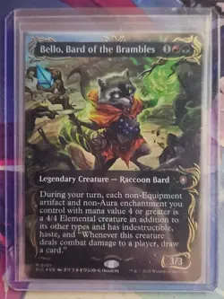 Bello, Bard of the Brambles - Raised Foil - Bloomburrow - Image 1