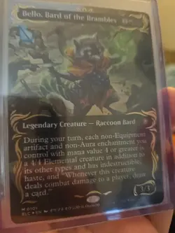 Bello, Bard of the Brambles - Raised Foil - Bloomburrow - Image 3