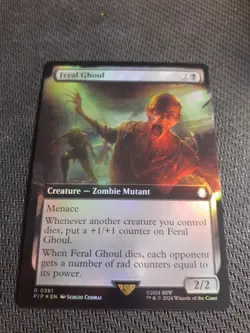 MTG NM Feral Ghoul - [Fallout] [Extended] [Foil] - Image 1