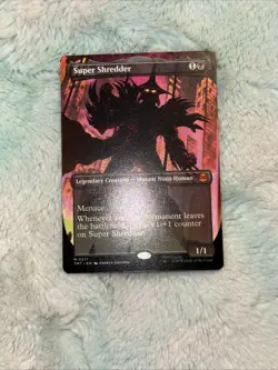 Super Shredder - 0217 - M -Nonfoil - Borderless - TMNT - MTG - NM/M - Image 1