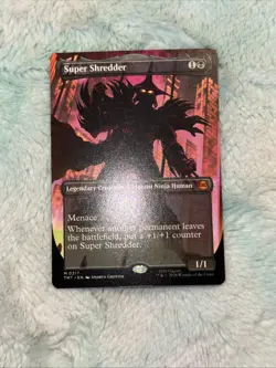 Super Shredder - 0217 - M -Nonfoil - Borderless - TMNT - MTG - NM/M - Image 2