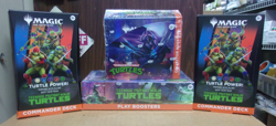 MTG TEENAGE MUTANT TURTLES COLLECTOR + PLAY + (2) COMMANDER DECKS - Image 1