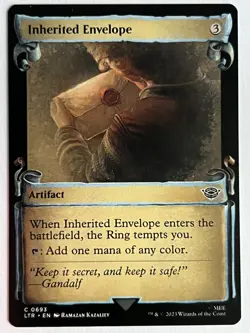 MTG Inherited Envelope (Showcase Scrolls) 693 The Lord of the Rings lotr - Image 1