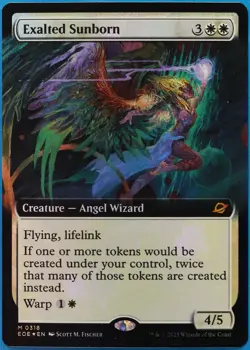Exalted Sunborn (Extended Art) FOIL Edge of Eternities NM (510694) ABUGames - Image 1