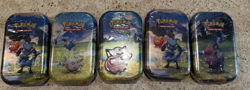 Pokemon Mega Evolutions Ascended Heroes Mini Tins Set of 5 New - Image 1