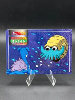 Omanyte vs Lapras No. 138 Topsun Vs Pokemon Japanese - Image 1
