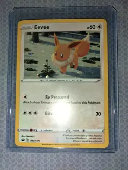 Pokemon TCG - Eevee Black Star Promos (SWSH190) Holo Promo NM/Mint!!! - Image 2