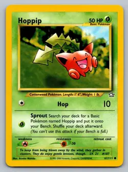 Pokemon TCG Neo Genesis Hoppip #61 - Image 1