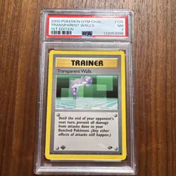 2000 Pokemon Gym Challenge Transparent Walls 1st Edition #125/132 Psa 7 - Image 3