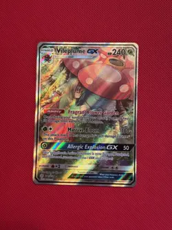 Pokemon Sun & Moon Cosmic Eclipse - Vileplume GX Full Art 211/236 Mint/NM - Image 2