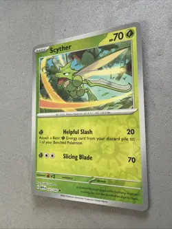 Pokemon TCG * Scarlet & Violet 151 * 123/165 Scyther U * REVERSE HOLO * NM - Image 2
