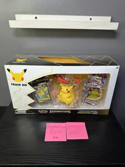 1 SEALED POKEMON TCG CELEBRATIONS PIKACHU PREMIUM FIGURE COLLECTION VMAX NEW - Image 1