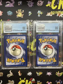 CGC 9.5 Machop 52/102 and Machoke 34/102 Base Set Shadowless Graded Pokemon - Image 2