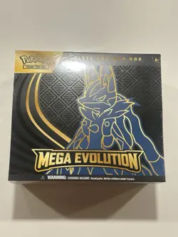 Pokemon TCG Mega Evolution Elite Trainer Box ETB Factory Sealed - Image 1