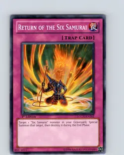 Yu-Gi-Oh TCG Return Of The Six Samurai LCGX-EN262 1st Edition Common Card NM - Image 1
