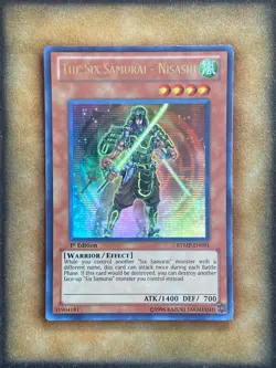 Yugioh The Six Samurai - Nisashi RYMP-EN091 Ultra Rare 1st Ed NM - Image 1