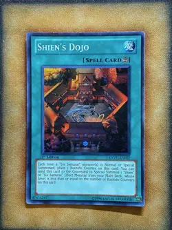 Yugioh Shien’s Dojo EXVC-EN057 Super Rare 1st Ed MP - Image 1