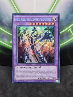Yugioh Buster Blader, the Dragon Destroyer Swordsman BOSH-EN045 Secret 1st Ed NM - Image 1