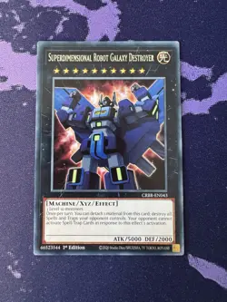 YU-GI-OH! - Superdimensional Robot Galaxy Destroyer - CRBR-EN043 - 1.Auflage - Image 1