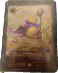 Disney Lorcana TCG Winnie the Pooh - Hunny Wizard Foil Character Card 227/204 - Image 1