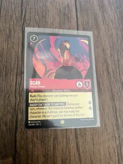 Lorcana - Scar - Vicious Cheater - Rise of the Floodborn - Near Mint - Image 1