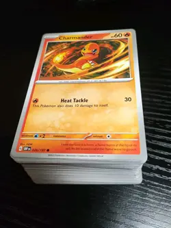100 Pokemon Card Lot Scarlet & Violet Obsidian Flames Bulk Commons Uncommons - Image 1
