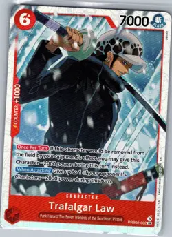 Trafalgar Law - PRB02-002 SR PRB02 - One Piece Card - NM - Image 1