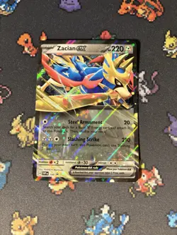 Pokemon Cards Zacian ex SVP198 Collection Tin Promo - (NM) - Image 1
