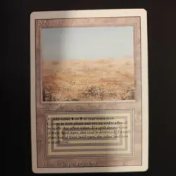 Magic the Gathering MTG card: Scrubland Revised Edition - Image 1