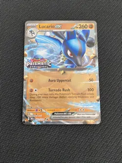 Lucario ex (Prismatic Evolutions Stamp) 051/131 Miscellaneous Cards Pokemon TCG - Image 2