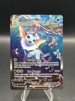 Vaporeon VMAX SWSH182 SWSH: Sword & Shield Promo Cards Holo NM Near Mint - Image 1