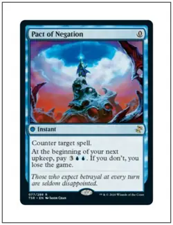 1x Pact of Negation, Time Spiral Remastered, Magic the Gathering MTG NM Pack - Image 1