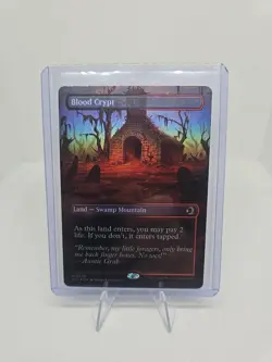 Blood Crypt 349 Lorwyn Eclipsed Reversible Shockland Borderless FOIL MtG - Image 1