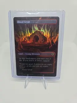 Blood Crypt 349 Lorwyn Eclipsed Reversible Shockland Borderless FOIL MtG - Image 2